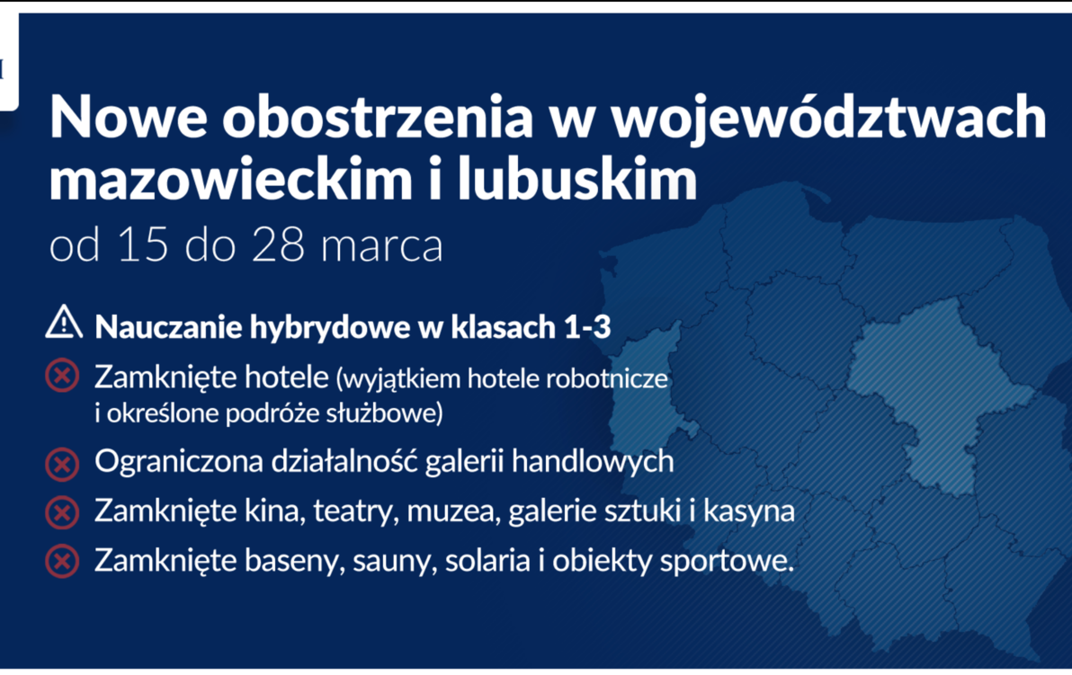 Zdjęcie do Nowe obostrzenia
