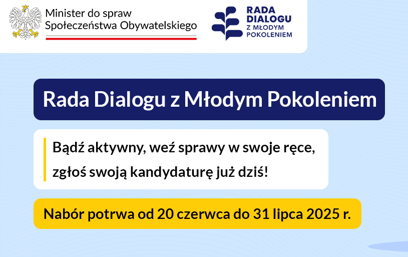 Zdjęcie do Nab&oacute;r do Rady Dialogu z Młodym Pokoleniem 