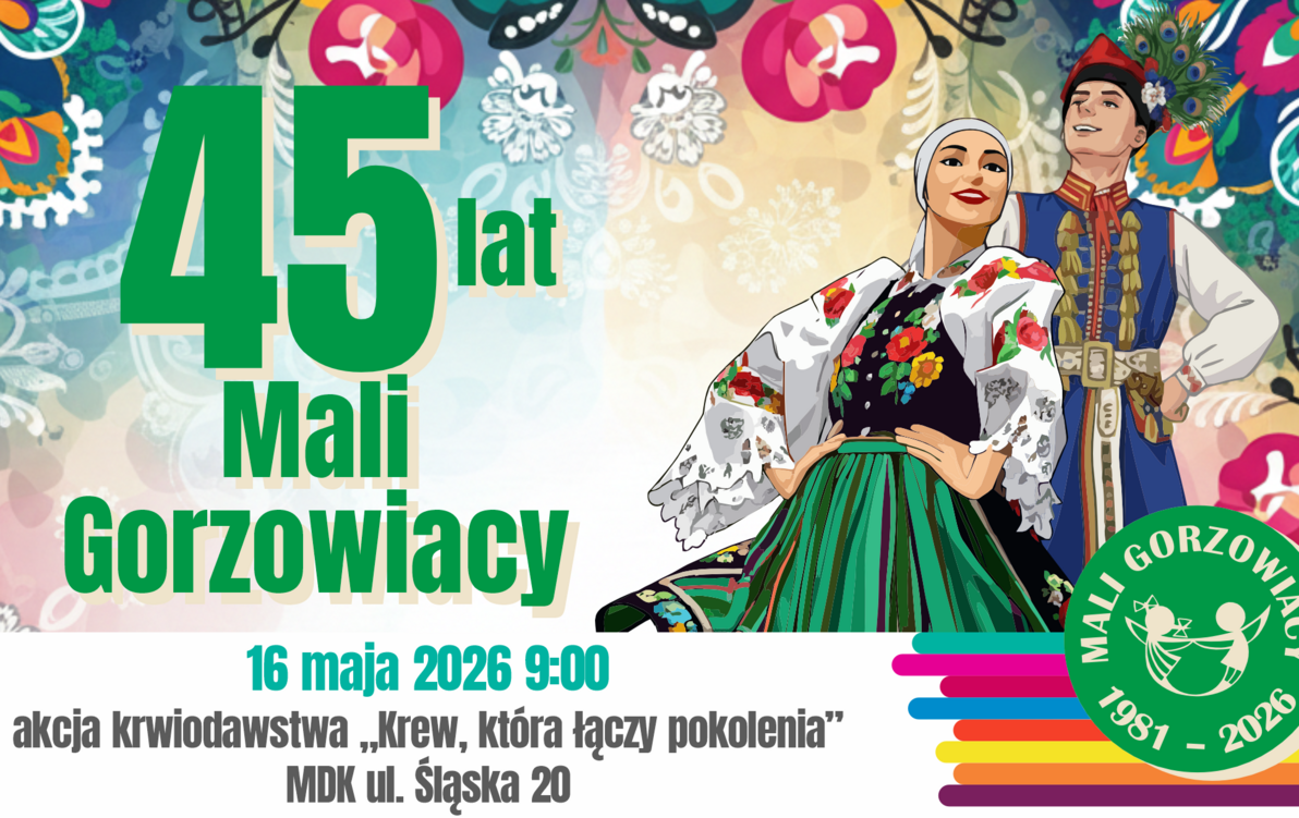 Zdjęcie do Mali Gorzowiacy zapraszają na akcję krwiodawstwa z okazji 45-lecia zespołu