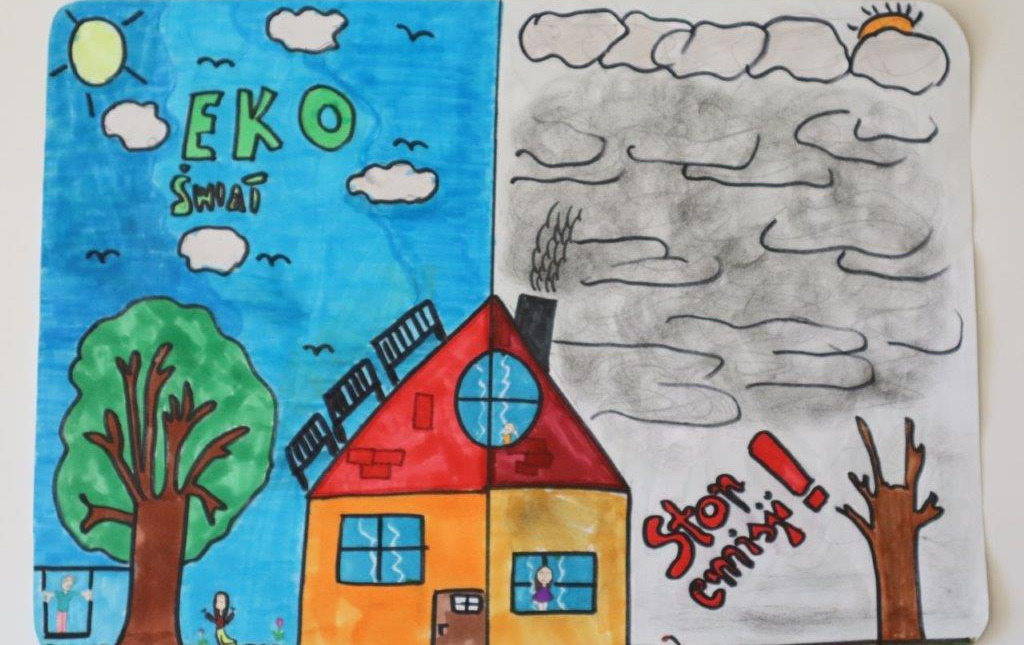 Zdjęcie do &bdquo;Człowiek i misja - stop niska emisja&rdquo; - wyniki konkursu plastycznego