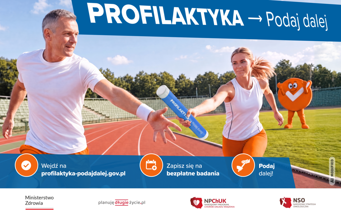 Zdjęcie do Profilaktyka &ndash; podaj dalej&rdquo; &ndash; rusza og&oacute;lnopolska kampania na rzecz zdrowia Polak&oacute;w