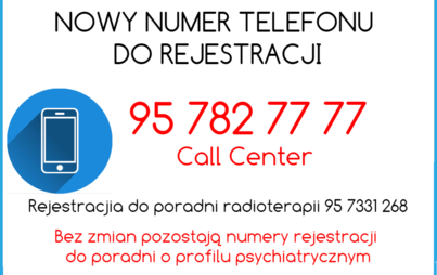 Zdjęcie do Nowy numer do szpitalnej rejestracji