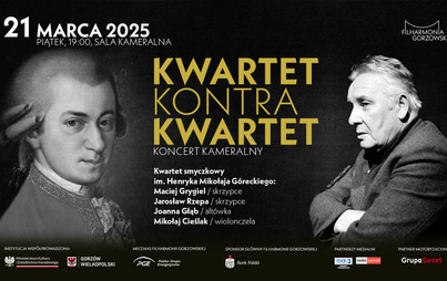 Zdjęcie do KWARTET KONTRA KWARTET  KONCERT KAMERALNY