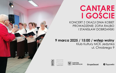 Zdjęcie do Koncert z okazji Dnia Kobiet ,,Cantare i goście"