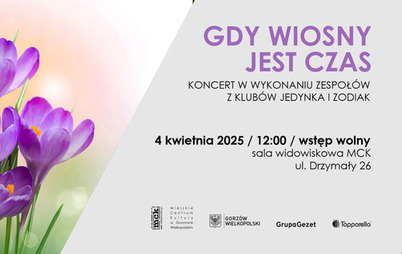 Zdjęcie do Koncert &bdquo;Gdy wiosny jest czas&rdquo;