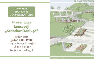 Zdjęcie do PREZENTACJA KONCEPCJI SCHOD&Oacute;W DONIKĄD - OTWARTE SPOTKANIE DLA MIESZKAŃC&Oacute;W