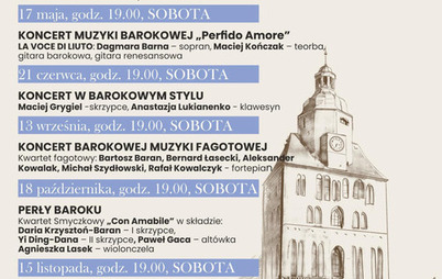 Zdjęcie do I Festiwal Muzyczny Katedra 2025 Koncert w barokowym stylu