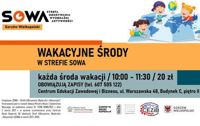 Zdjęcie do Wakacyjne środy w Strefie SOWA