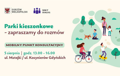 Zdjęcie do Parki kieszonkowe - mobilny punkt konsultacyjny