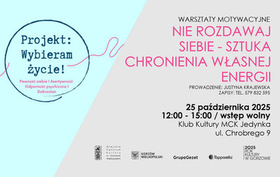 Zdjęcie do Warsztaty motywacyjne dla kobiet