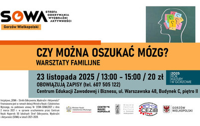 Zdjęcie do Czy można oszukać m&oacute;zg? - warsztaty familijne