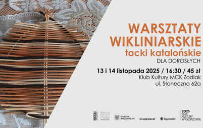 Zdjęcie do Warsztaty wikliniarskie dla dorosłych - Tacki katalońskie