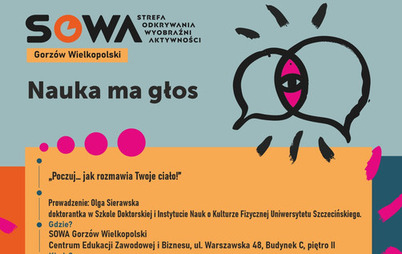 Zdjęcie do Spotkanie z Olgą Sierawską pt. &bdquo;Poczuj&hellip; jak rozmawia Twoje ciało!&rdquo;