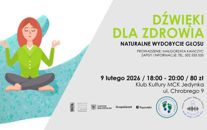 Zdjęcie do Warsztaty naturalnego wydobycia głosu &bdquo;Dźwięki dla zdrowia&rdquo;