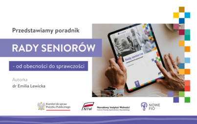 Zdjęcie do Poradnik &bdquo;Rady senior&oacute;w - od obecności do sprawczości&rdquo; 
