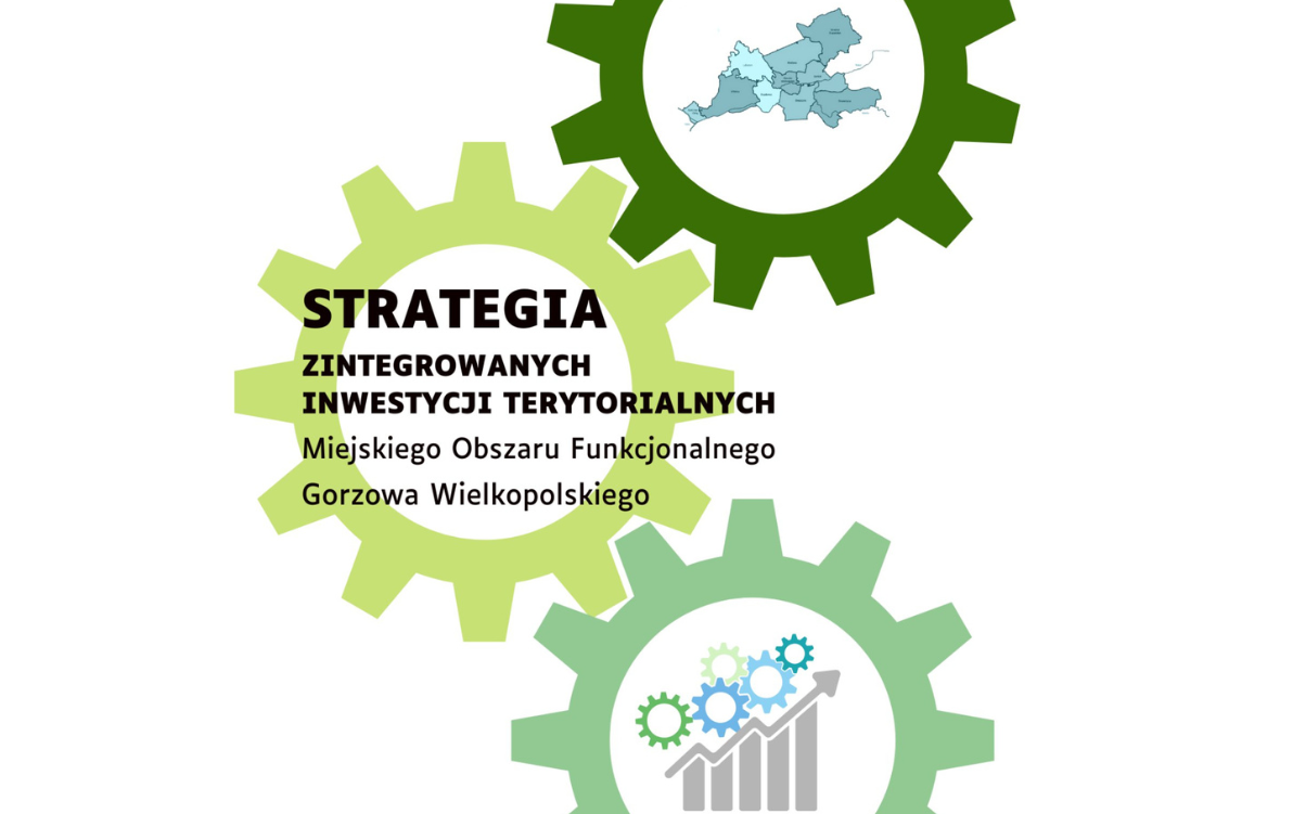 kolorowe koła zebate napis strategia ZIT MOF GW