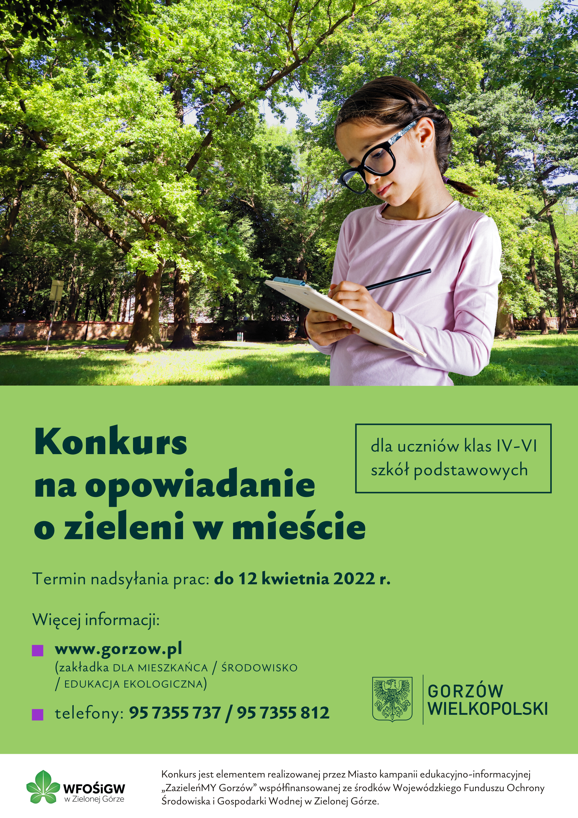 Konkurs na opowiadanie o zieleni