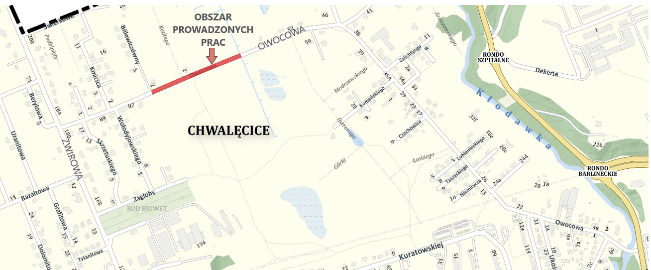 Owocowe kanalizacja deszczowa