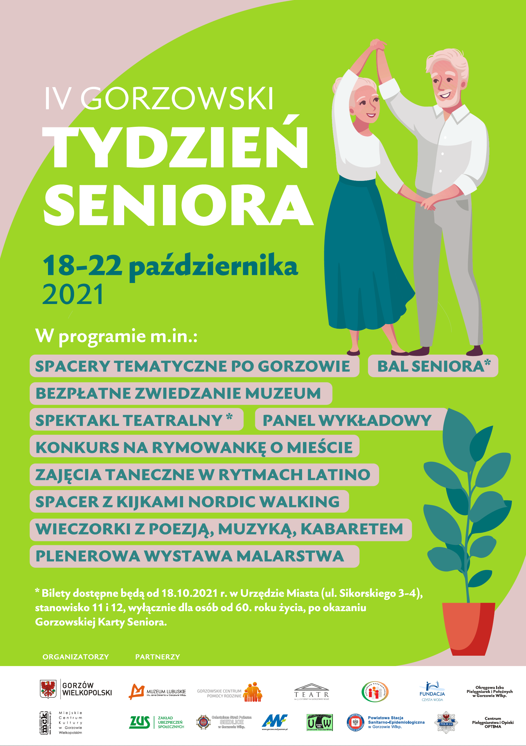 plakat 4 Tydzień Seniora