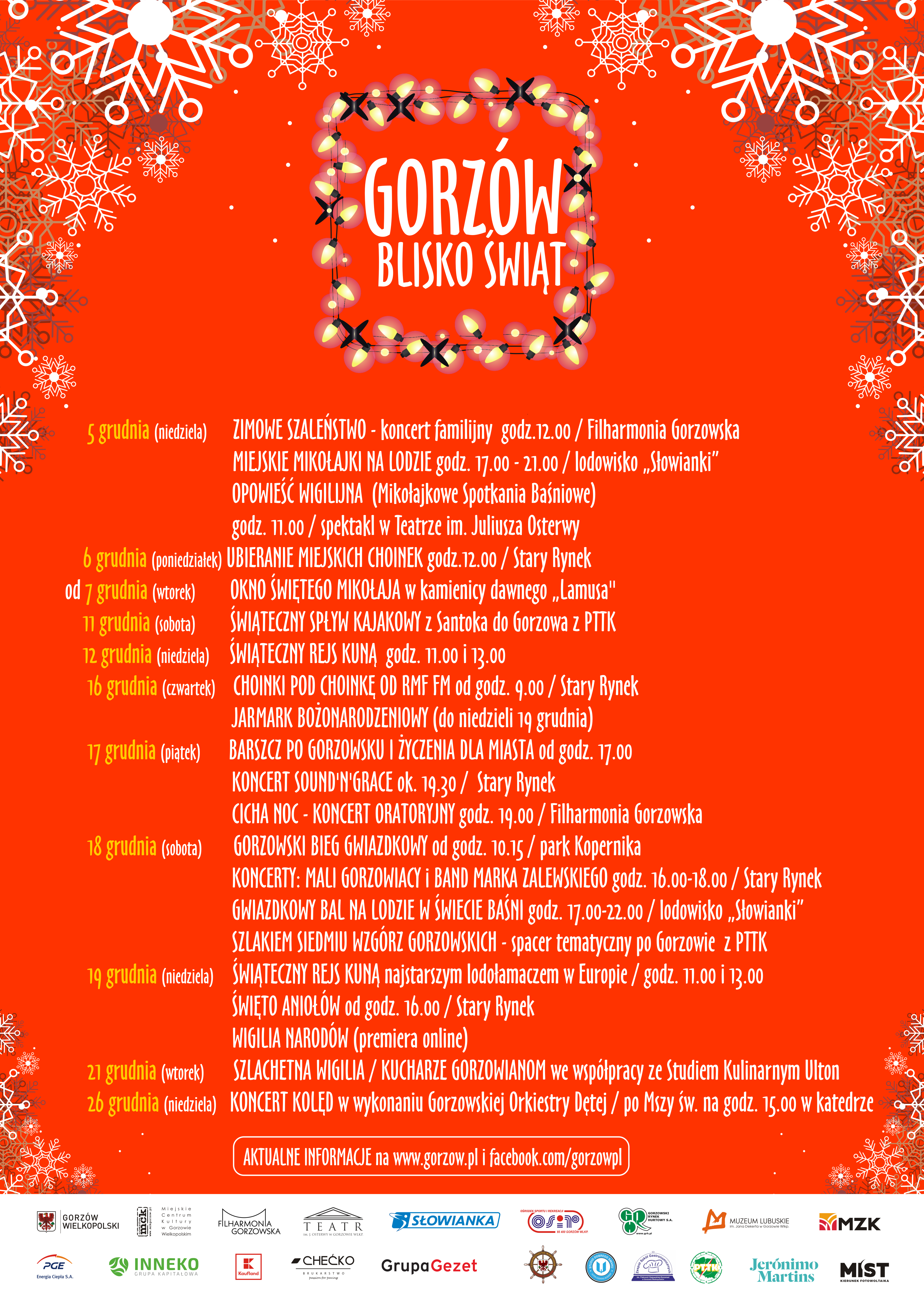 Gorzów blisko świąt